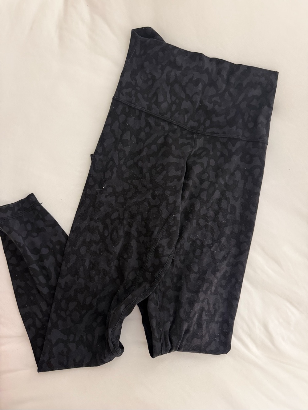 Black Animal-Print Lulu Leggings